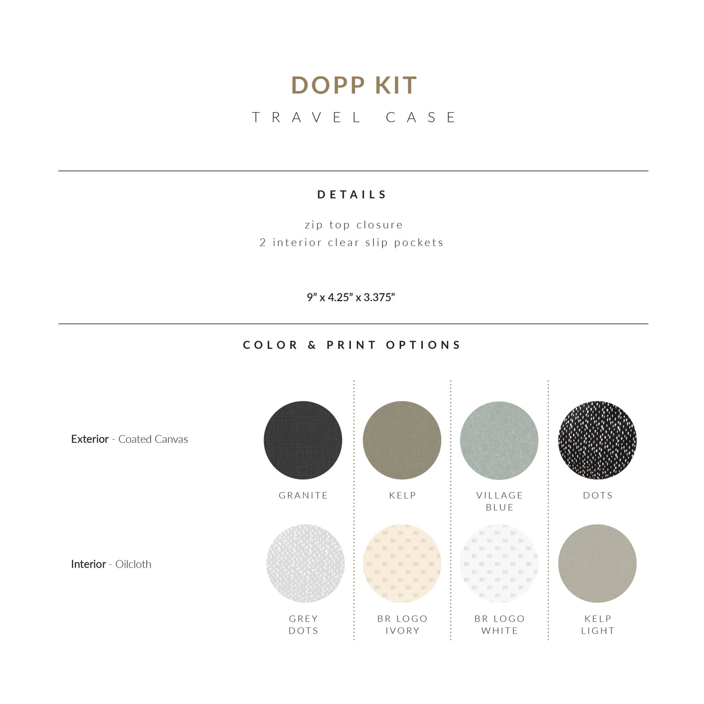 Men's Bags - Dopp Kit